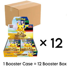 Pokemon TCG 30th Celebration Evolusi Mega Indonesia MA6 Booster Case=12 Box
