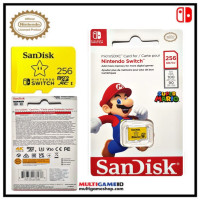 Memory Micro SanDisk 256GB Official For Nintendo Switch (SUPER MARIO) Memory Micro SanDisk 256GB Official For Nintendo Switch (SUPER MARIO)