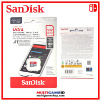 Memory MicroSDXC SanDisk 512GB ULTRA A1 (Speed 150MB)