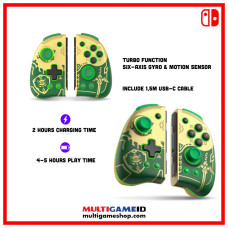 Switch Joycon Zelda TOTK Green Golden (IINE) L806