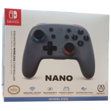 Switch NANO Gray/Neon Rechargeable Wireless +Motion Bluetooth 5.0 Controller (Power A) 17885-02390 (Warranty)