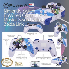 Switch Enhanced Wired Controller Zelda White Master Sword Attach (PowerA) 17885-02864