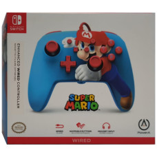 Switch Enhanced Wired Controller Mario Punch (Power A) 17885-02462 (Warranty)