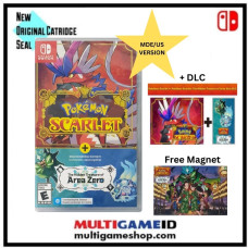 (Disc/Free Ongkir 20K-30K) Pokemon Scarlet +DLC The Hidden Treasure of Area Zero +Magnet