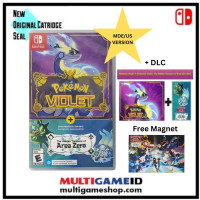 (Disc/Free Ongkir 20K-30K) Pokemon Violet +DLC The Hidden Treasure of Area Zero +Magnet