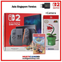 Nintendo Switch 2 Console Bundle Mario Kart World (Full Game/Game Catridge) +Camera Switch 2