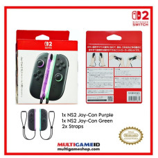 Nintendo Switch 2 Joycon Controllers Joy-Con 2 (Light Purple & Green)