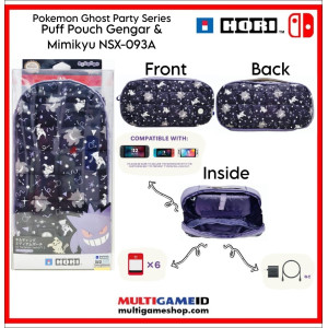 Switch 2 Puff Pouch Gengar & Mimikyu NSX-093A (HORI) Switch 2 Puff Pouch Gengar & Mimikyu NSX-093A (HORI)