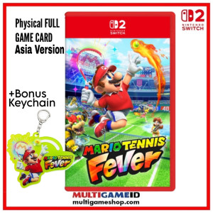 Switch 2 Mario Tennis Fever +Keychain (Game Data Card) 