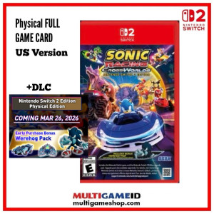 Switch 2 Sonic Racing Crossworlds +Folder (Game Data Card) 