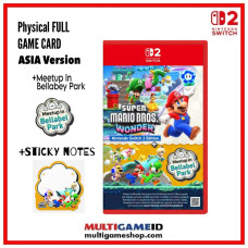 Switch 2 Super Mario Bros Wonder +Meetup in Bellabel Park +Sticky Notes (Game Data Card)