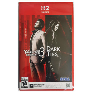 Switch 2 Yakuza Kiwami 3 & Dark Ties (Game Key Card) 