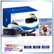 Playstation VR V2 (CUH-ZVR-2) Camera Bundle +Move 2pcs +Game Iron Man