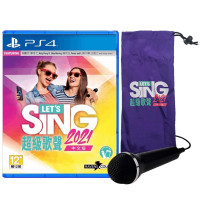 PS4 Let Lets Let’s Sing 2021 +Mic 1pcs PS4 Let Lets Let’s Sing 2021 +Mic 1pcs