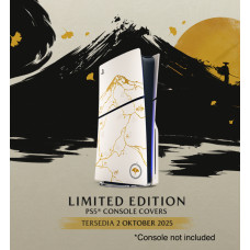 PS5 Slim Disc & Digital Console COVERS Ghost of Yōtei Gold Limited Edition