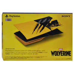 PlayStation 5 Slim Disc & Digital Console Covers - Marvel's Wolverine Yellow Limited Edition PlayStation 5 Slim Disc & Digital Console Covers - Marvel's Wolverine Yellow Limited Edition