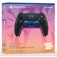 PS5 Dualsense Wireless Controller GTA VI / Grand Theft Auto BLACK (Nov 19, 2026) +Twin Charging