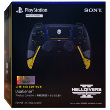 PS5 Dualsense Wireless Controller HellDivers 2 Limited Edition (CFI-ZCT2G) +Twin Charging Power A