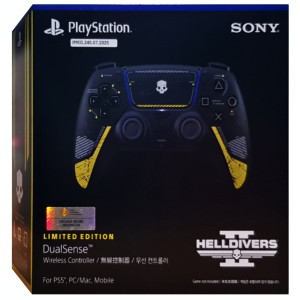 PS5 Dualsense Wireless Controller HellDivers 2 Limited Edition (CFI-ZCT2G) +Twin Charging Power A PS5 Dualsense Wireless Controller HellDivers 2 Limited Edition (CFI-ZCT2G) +Twin Charging Power A