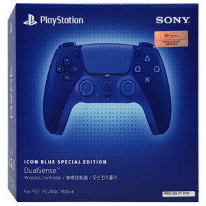 PS5 Dualsense Wireless Controller ICON BLUE (CFI-ZCT2G) +Twin Charging 