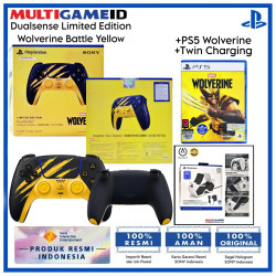 PS5 DualSense Wireless Controller Marvel's Wolverine Battle Yellow Limited +Game +Twin Charging PS5 DualSense Wireless Controller Marvel's Wolverine Battle Yellow Limited +Game +Twin Charging