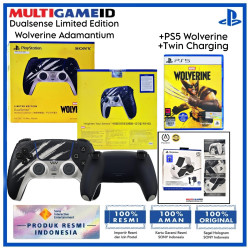 PS5 DualSense Wireless Controller Marvel's Wolverine Adamantium Limited +Game +Twin Charging PS5 DualSense Wireless Controller Marvel's Wolverine Adamantium Limited +Game +Twin Charging