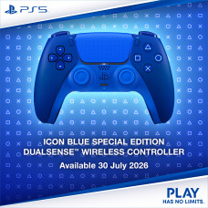 PS5 Dualsense Wireless Controller ICON BLUE +Twin Charging (July 30, 2026)
