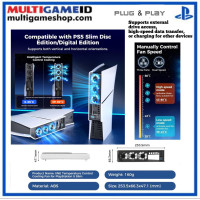 PS5 Slim/PRO Disc&Digital Silent Enhanced Cooling with 3Fans USB 3.0 (IINE) L960