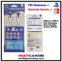 PS5 Dualsense Cable USB-C to USB-C Fast charging Data Cable 2meter (IINE) L961