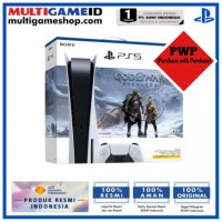 (PWP) PS5 Console Disc Version CFI-1218A God Of War Ragnarok ( Sony Indonesia ) + ACCESSORIES