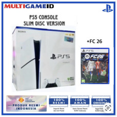 PS5 SLIM Disc Version Console +Game Fisik FC26 (Asia)