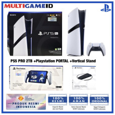 PS5 PRO 2TB Digital Console (SONY INDONESIA) +PS Portal White (SONY INDONESIA) +Vertical Stand