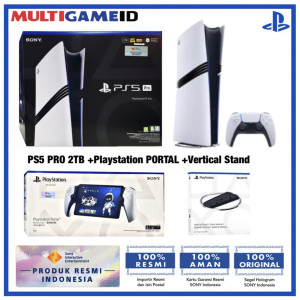 PS5 PRO 2TB Digital Console (SONY INDONESIA) +PS Portal White (SONY INDONESIA) +Vertical Stand PS5 PRO 2TB Digital Console (SONY INDONESIA) +PS Portal White (SONY INDONESIA) +Vertical Stand