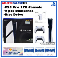 PS5 PRO 2TB DISC DRIVE Console +Extra Dualsense (SONY INDO) 