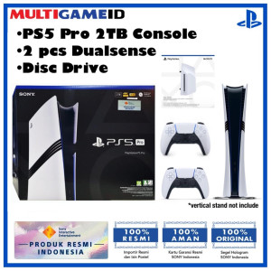 PS5 PRO 2TB DISC DRIVE Console +Extra Dualsense (SONY INDO) 