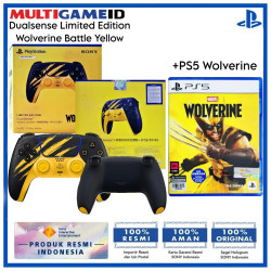 PS5 DualSense Wireless Controller Limited Edition Marvel's Wolverine Battle Yellow +Game PS5 DualSense Wireless Controller Limited Edition Marvel's Wolverine Battle Yellow +Game