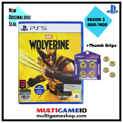 PS5 Marvel Wolverine +Thumb Grips PS5 Marvel Wolverine +Thumb Grips