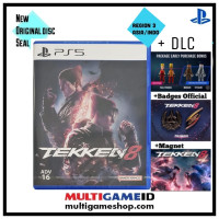 Tekken 8 +DLC +2pc Metal Pin Badges +Magnet