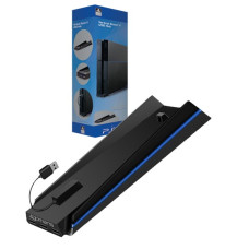 PS4 Fat 1006/1106/1206 4Gamers Vertical Stand with 4 USB Hub