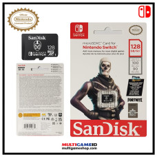 Memory Micro SanDisk 128GB Official For Nintendo Switch (Fortnite)