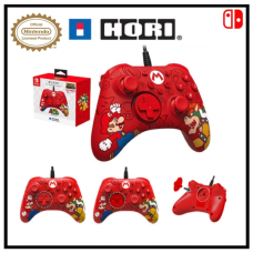 Switch Wired HoriPad Controller Mario & Bowser (HORI) NS-188A