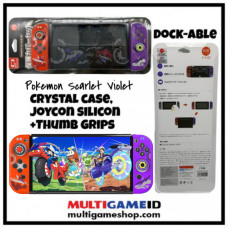 Switch Oled Dockable Case +Thumb Grips Pokemon Scarlet Violet (IINE) L748