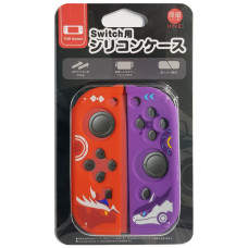 Switch Joycon Silicon “Pokemon ScarletViolet” Red/Purple (IINE) L747