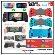 Switch V1/V2/Oled Controller Joycon Turbo Grip BLACK (Lucky Fox)