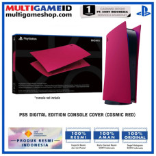 PS5 Digital Edition Console Cover (Cosmic Red)