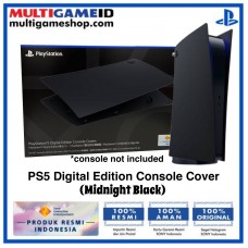 PS5 Digital Edition Console Cover (Midnight Black)
