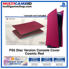 (Disc Toko/Free Ongkir 20K-150K) PS5 Disc Version Console Cover (Cosmic Red)