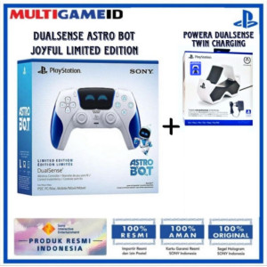 PS5 DualSense Wireless Controller ASTRO BOT™ Joyful Limited Edition + Twin Charging PowerA