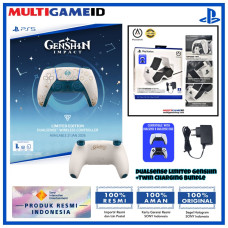 PS5 Dualsense Wireless Controller Genshin Impact Limited Edition +Twin Charging PowerA
