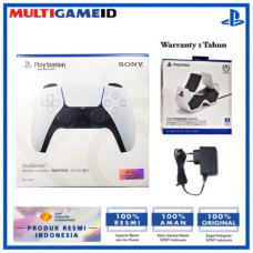 PS5 DualSense Wireless Controller WHITE +Twin Charging